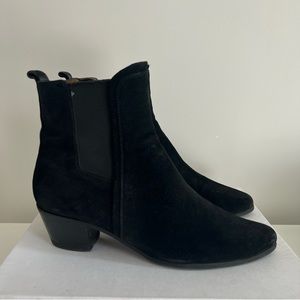 IRO Paris Black Suede Leather Boots